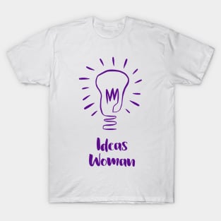 Ideas Woman - Purple T-Shirt